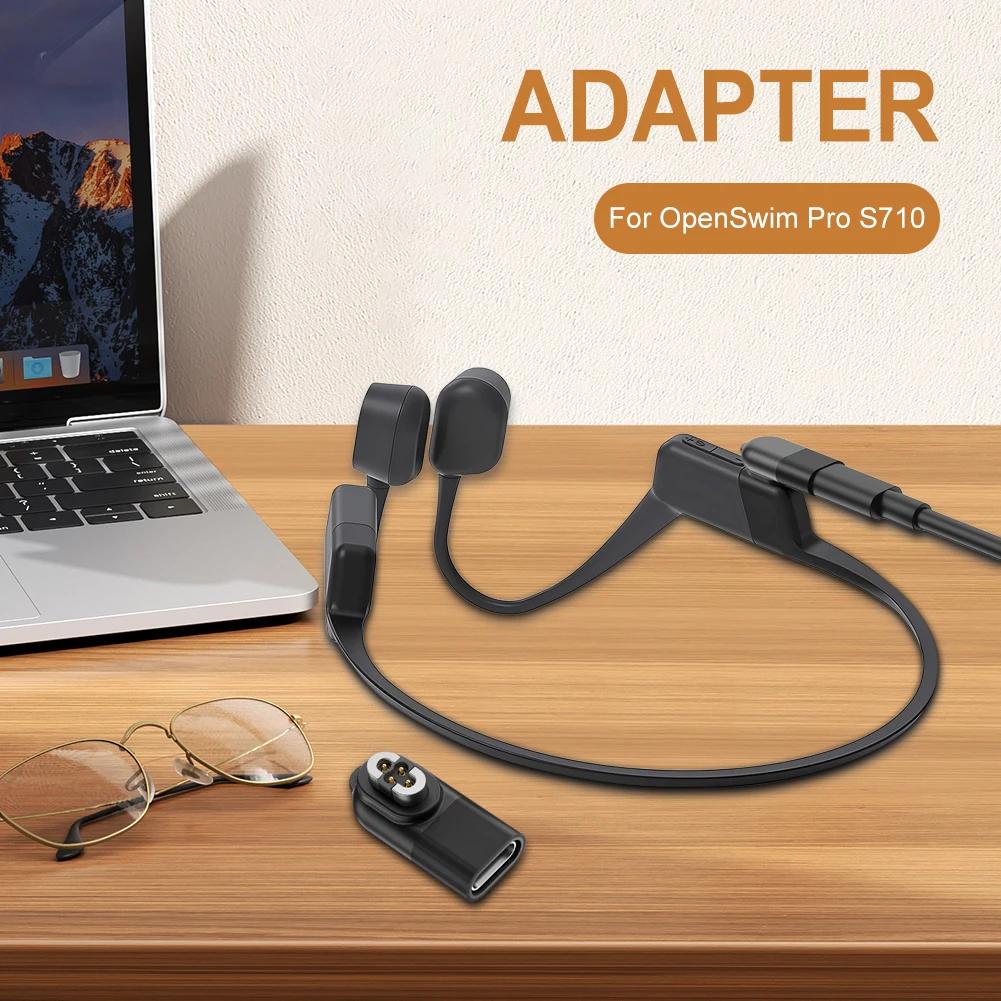 For Shokz Charger Adapter Magnetic Converter Portable USB C Charging Cable Adapter for SHOKZ OpenSwim Pro S710 Headphone Charger