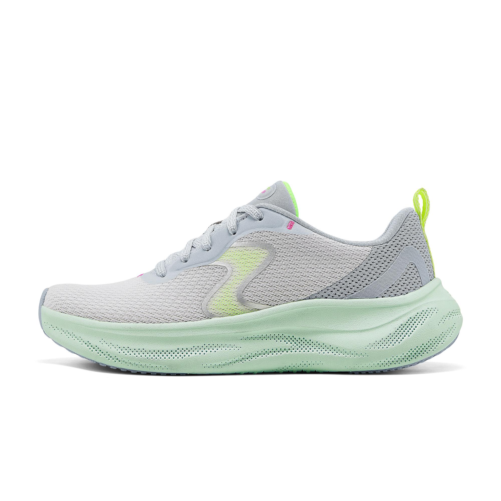 Skechers Skech Cloud Fashion Comfortable Breathable Low-Top Casual Running Shoes Women sneaker Gray Green 150562-LGGR 35