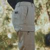 CHALLENGER Women'S Cargo Pocket Cut-Out Jogger Pants Light Beige