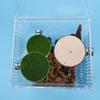 Mini Magnetic Spider Hide Cave Handmade Jumping Spider Enclosure Natural Habitat Decoration for Spider Lovers