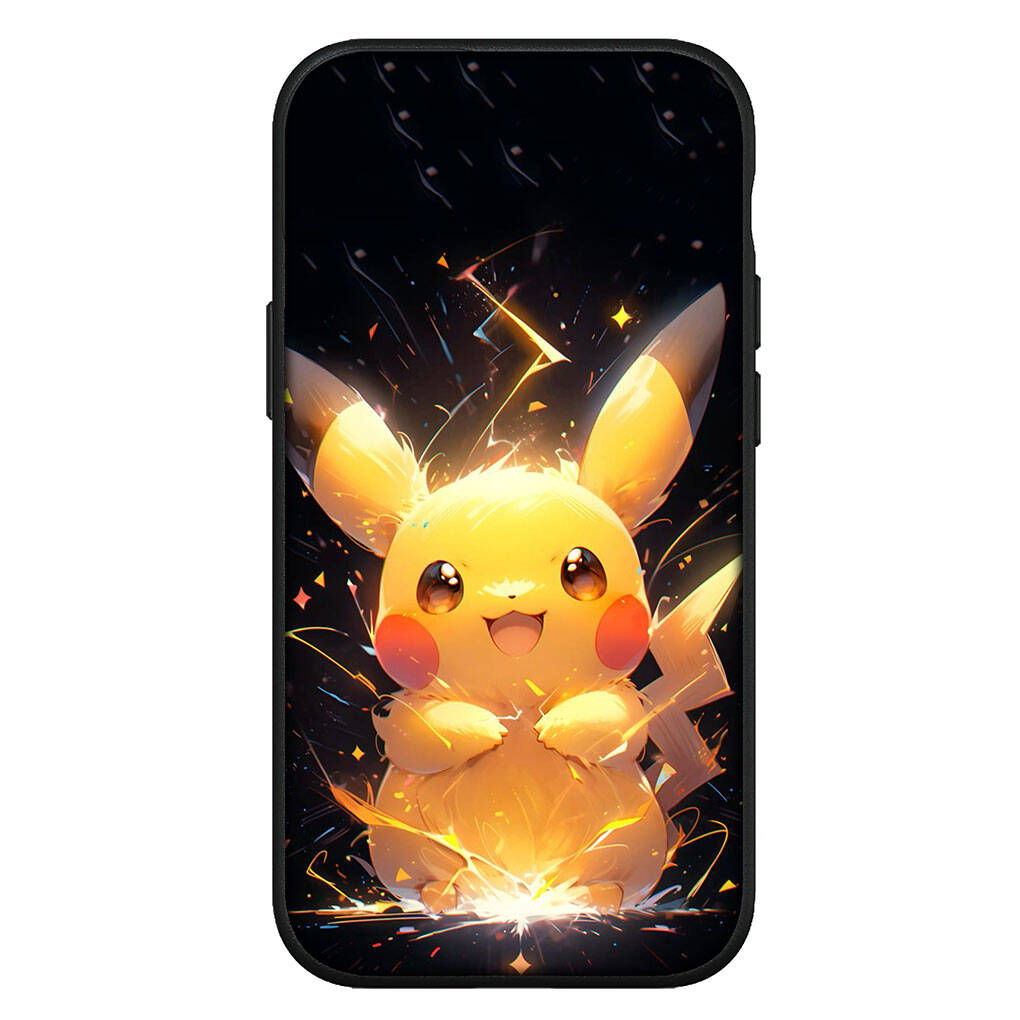 Cover for iPhone 17 16 15 Xiaomi Poco Redmi Note 14 13 12 Pro Max 9 16e Samsung Galaxy S25 S24 S23 OPPO Huawei Charmander Pokemon Pikachu Phone Case