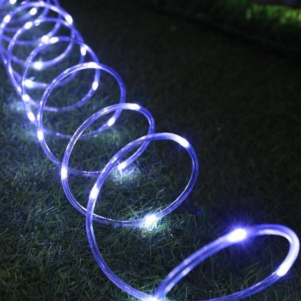 Waterproof Solar LED Copper String Lights - Outdoor Christmas Courtyard & Decorative Luminous Tube Lights