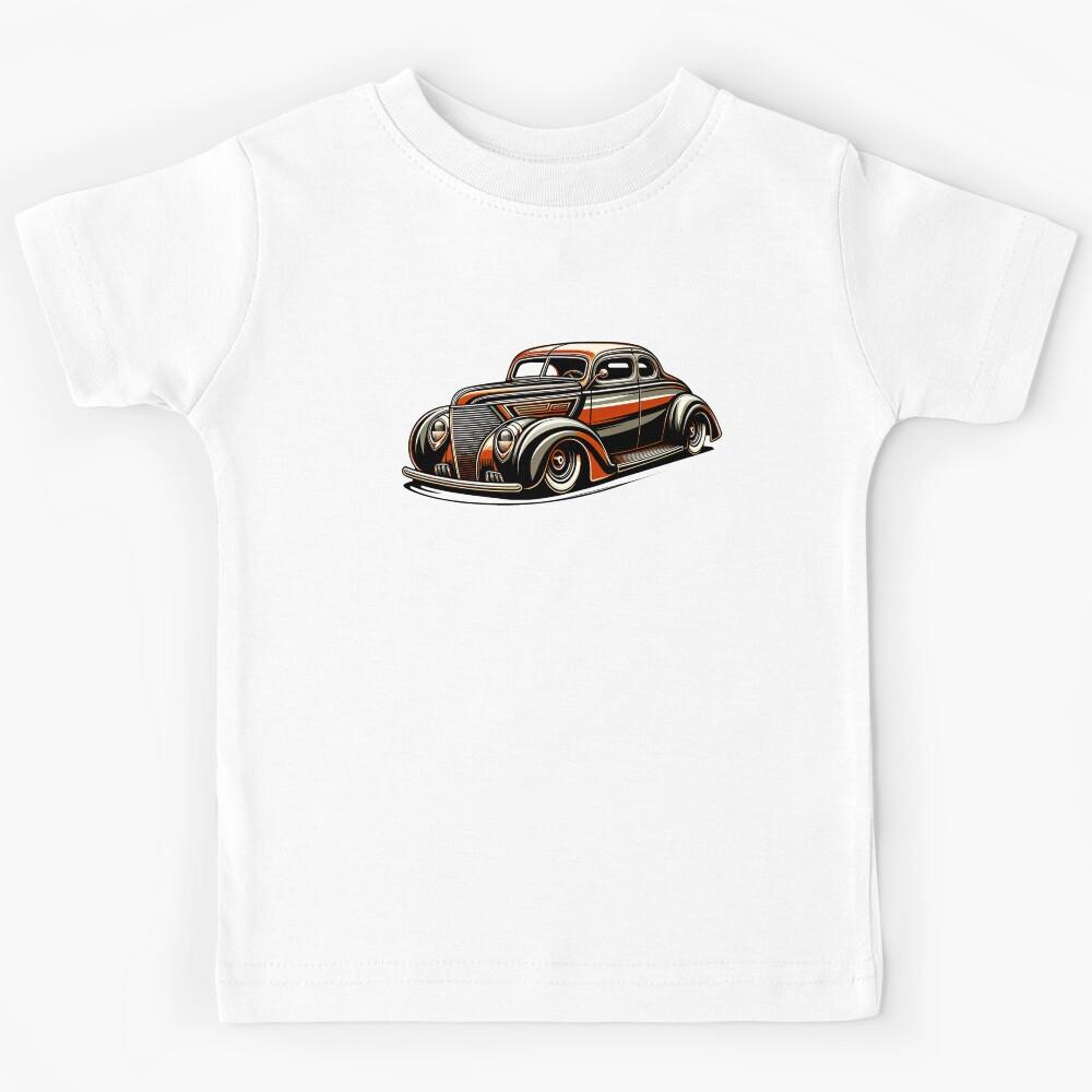 40s Custom Hot Rod Car #7 Kids T-Shirt 150