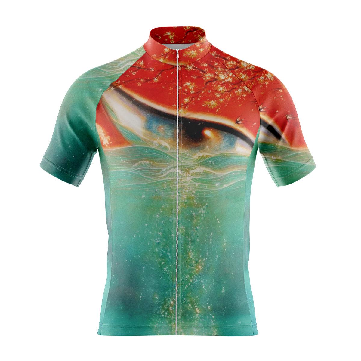

Team Custom Spring/Summer Cycling Jersey Set - Quick-Dry, Short Sleeve, Thin Fabric for Road Cycling. Triple Extra Large зелений
