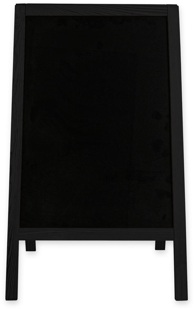 Classic L wooden sign (61x118 cm) - black