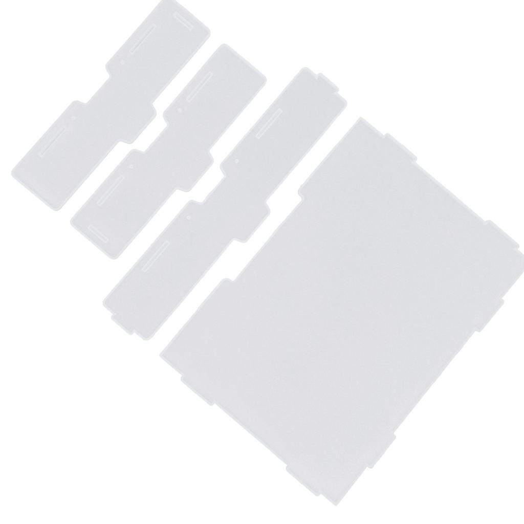 Epoxy Mold DIY Crystal Desktop Folder Storage Box Notebook Silicone Mould Office Stationery