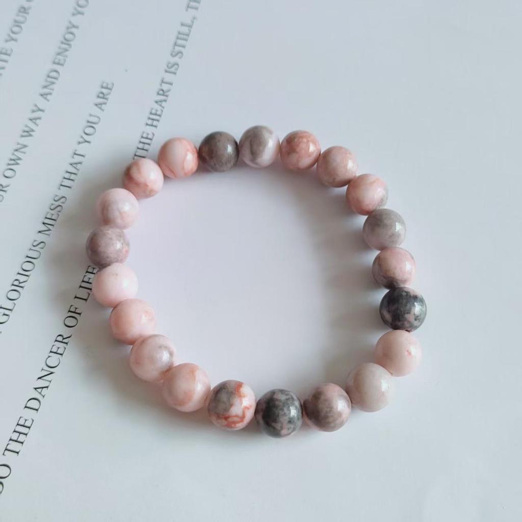 Pink Zebra Crystal Bracelet: Handmade Gift for Birthdays, Mother's Day, Valentine's, Christmas