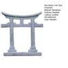 Fish Tank Ornament Japanese Shinto Torii Shrine Gate Model Miniature Aquarium Decoration for Underwater Landscape
