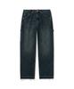 THEKNITCOMPANY Vintage Washed Carpenter Denim Pants [Dark Blue]