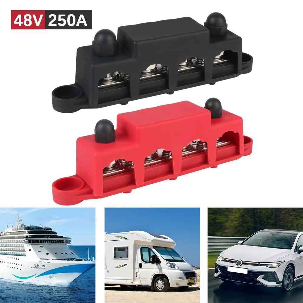 4 Studs Power Distribution Blocks High Current Studs Junction Block Premium Wiring Stud Rows  Car