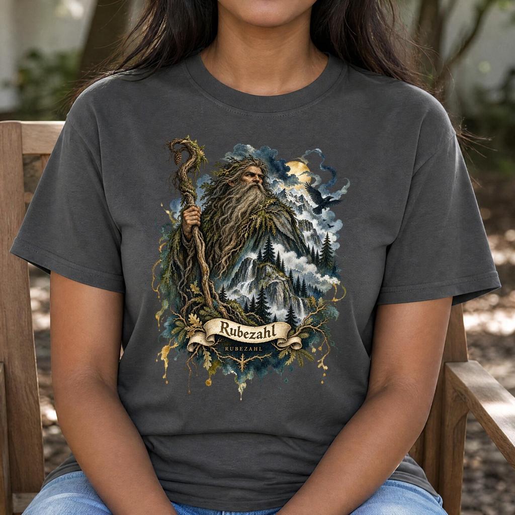Tarot Rubezahl Shirt - Front or Back Print - Mythology Gift