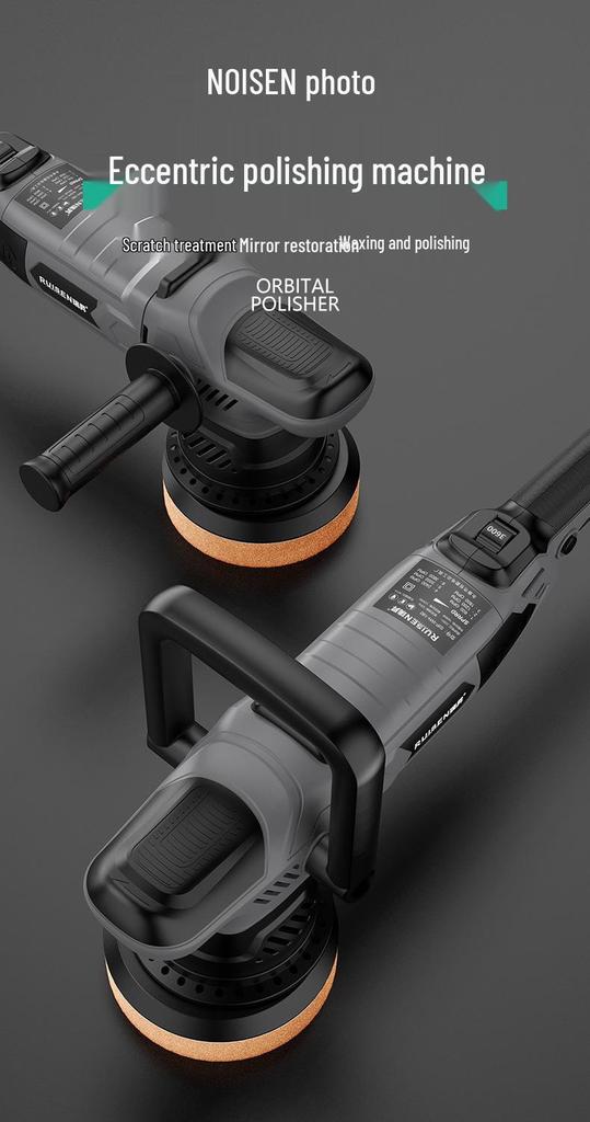 Dual-Voltage Eccentric DA Car Polishing & Waxing Machine with Variable Speed Adjustment