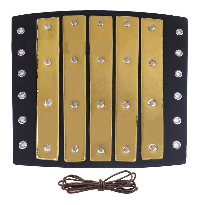 Historical Arm Guard Cosplay Arm Gauntlets Antique Armband Knight Arm Guard PU Leather Arm Bracers for Music Festival