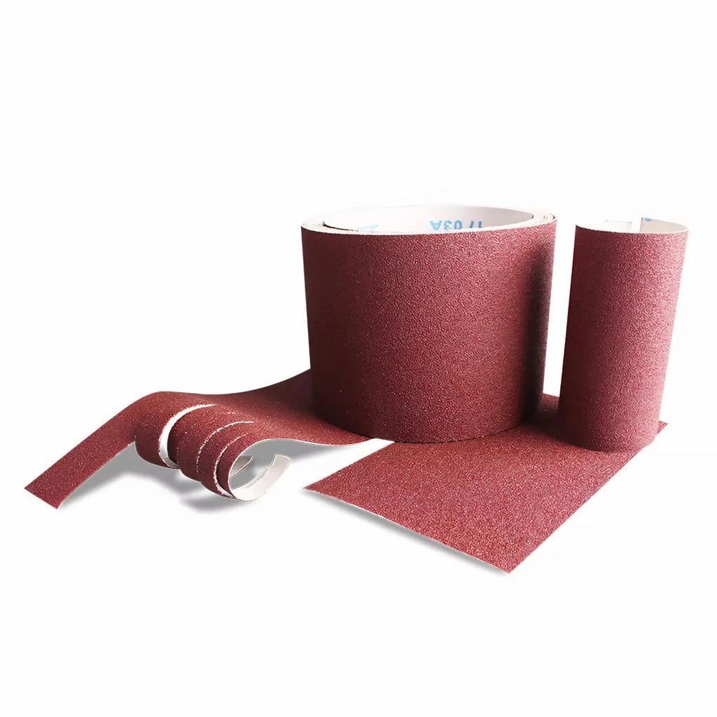 1/5Meter Sandpaper Roll,Width 100mm Emery Cloth Sanding Abrasive Sheets 80 120 180 240 400 600 Grit For Metal Wood