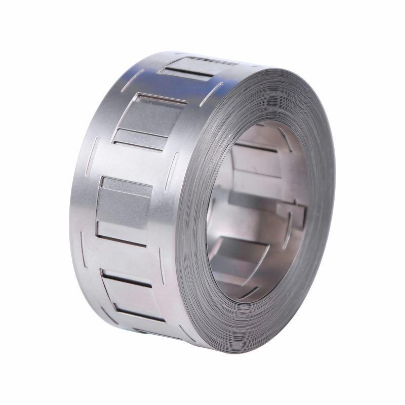 21700 Lithium Battery Connector: Double Section Nickel-Plated Steel Strip for Parallel Spot Welding