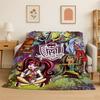Cartoon Monster High Draculaura Vampire Soft Flannel Throw Blanket,Cozy Blanket for Bed,Couch,Sofa,Bedroom,Living Room,Picnic
