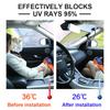 SEAMETAL Car Side Window Blocker Front Windshield Sunshades Cover For Kids Sleep Foldable Sun Shade Cover For Sun UV Blocking