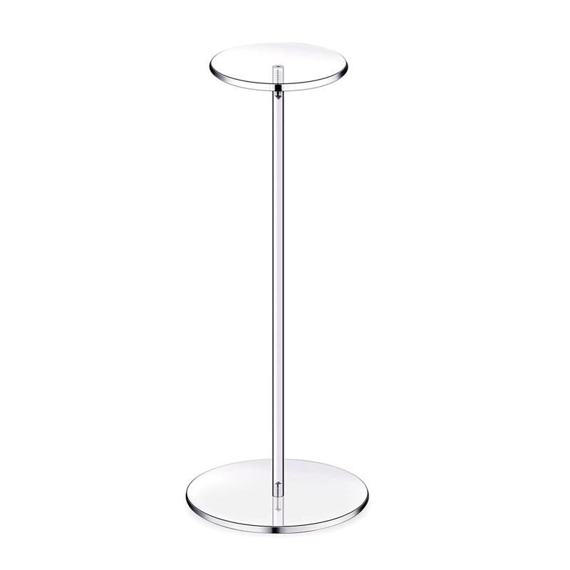 Wig Display Rack Hat Stands for Display Hat Pedestal Stand Round Barbell Pedestal Display Riser for Hat Watch Showcase