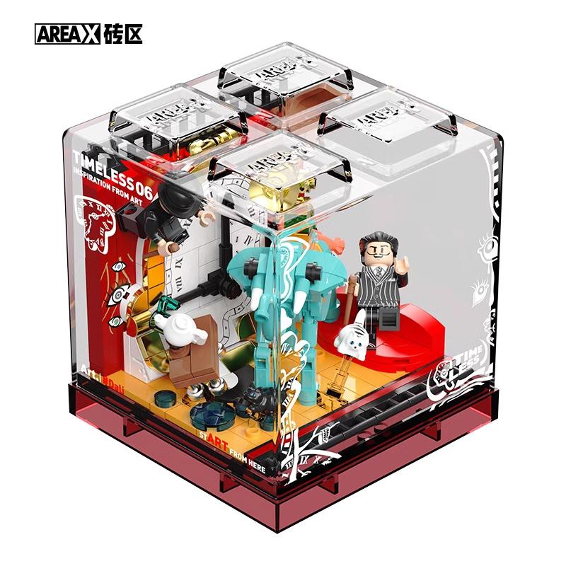 Areax Artist Series Box Building Blocks Animation Collection Fashion Game Assembly Model Removable Decoration Toy Gifts