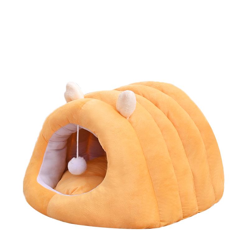 Style Automne/Hiver Lit et Tapis Cocon Douillet pour Animaux de Compagnie Chiens et Chats