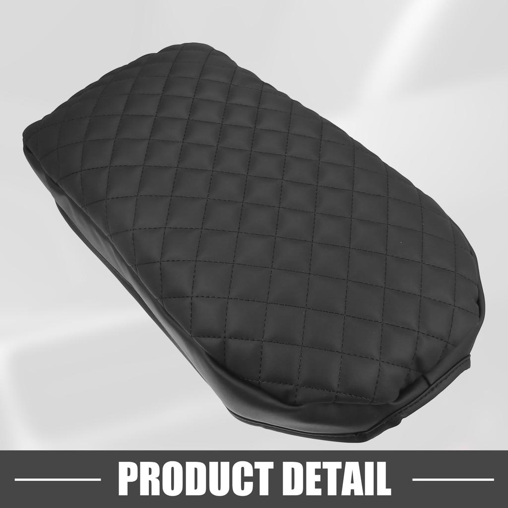 ABSOPRO Car Center Console Armrest Cover, 43x22 cm, Center Console Protective Cover for Toyota Rav 4 2019-2023, Faux Leather, Black