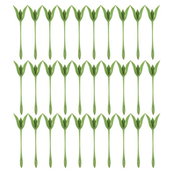 4/5/6/7/10/15/20/30 Stück Rosen-Serviettenhalter Grüner Stiel Blume Serviettenhalter für Abendessen Hochzeitsfeier Hotel Restaurant Esstischdekoration