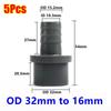 5Pcs Soft PVC Pagoda Connector 20/25/32mm to 8-25mm Pipe Joint Fittings  for Aquarium Fish Tank