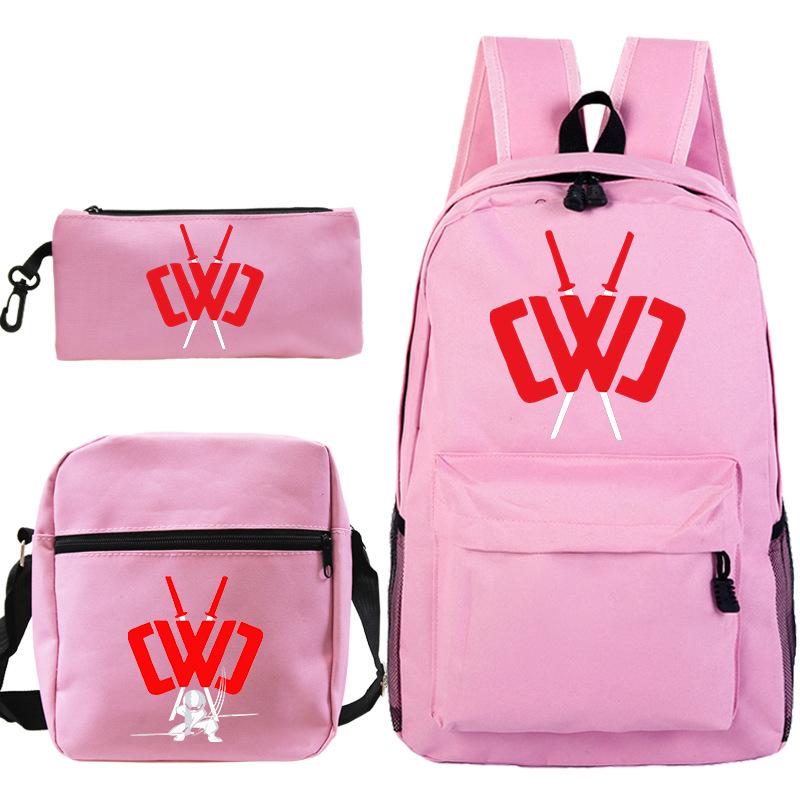 Popular game merchandise printed backpack popular student bag three-piece set