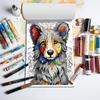 1pc,Animal Coloring Book,Teenagers Coloring Book,25 Different Patterns,100gsm Thick Paper,Stress Relief,Birthday Gift