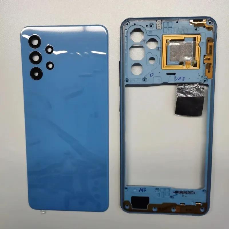 Full housing case for Samsung Galaxy A32 4G A325 middle frame cover battery back cover rear  cover repair parts
