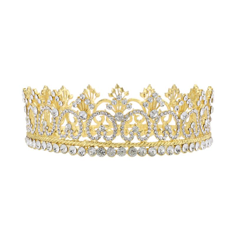 Men's Crown Tiara Prince Crown King Beauty Pageant Crown Queen Bar Performance Crown Unisex Crown