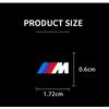 Car Logo Sticker Central Control Decals Car Accessories For BMW M E34 E36 E60 E90 E46 E39 E70 F10 F20 F30 X5 X6 X1 M3 M5 M6 E71 F01 F02 F87