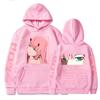 Darling In The Franxx Hot Anime Hoodie Zero Two Eyes Graphic  Sweatshirt Men Womnen Design Pullover Men's Fleece Hoodies