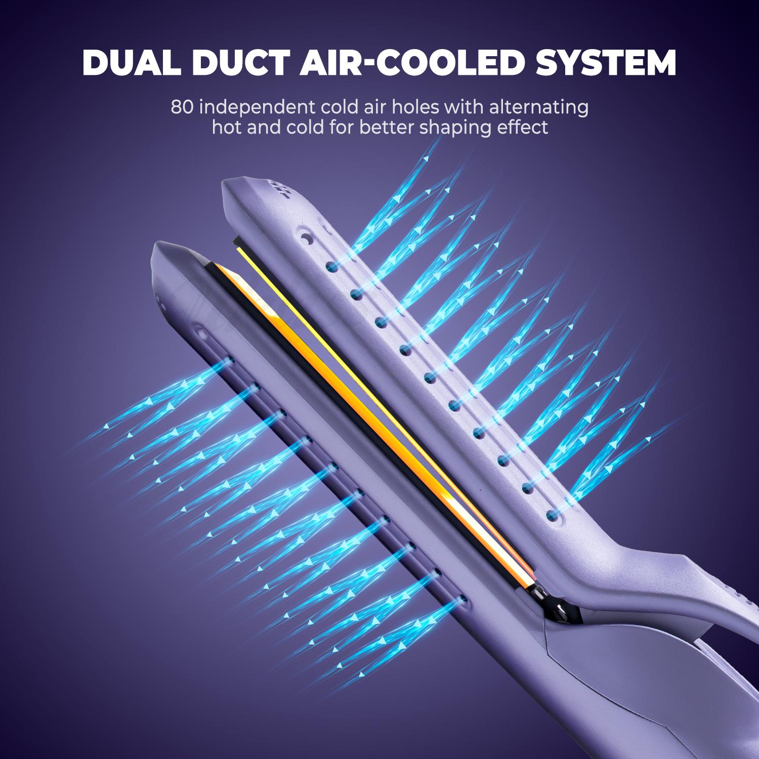 Профессиональный утюжок для выпрямления волос и щипцы для завивки Airflow Styler щипцы — фото 6