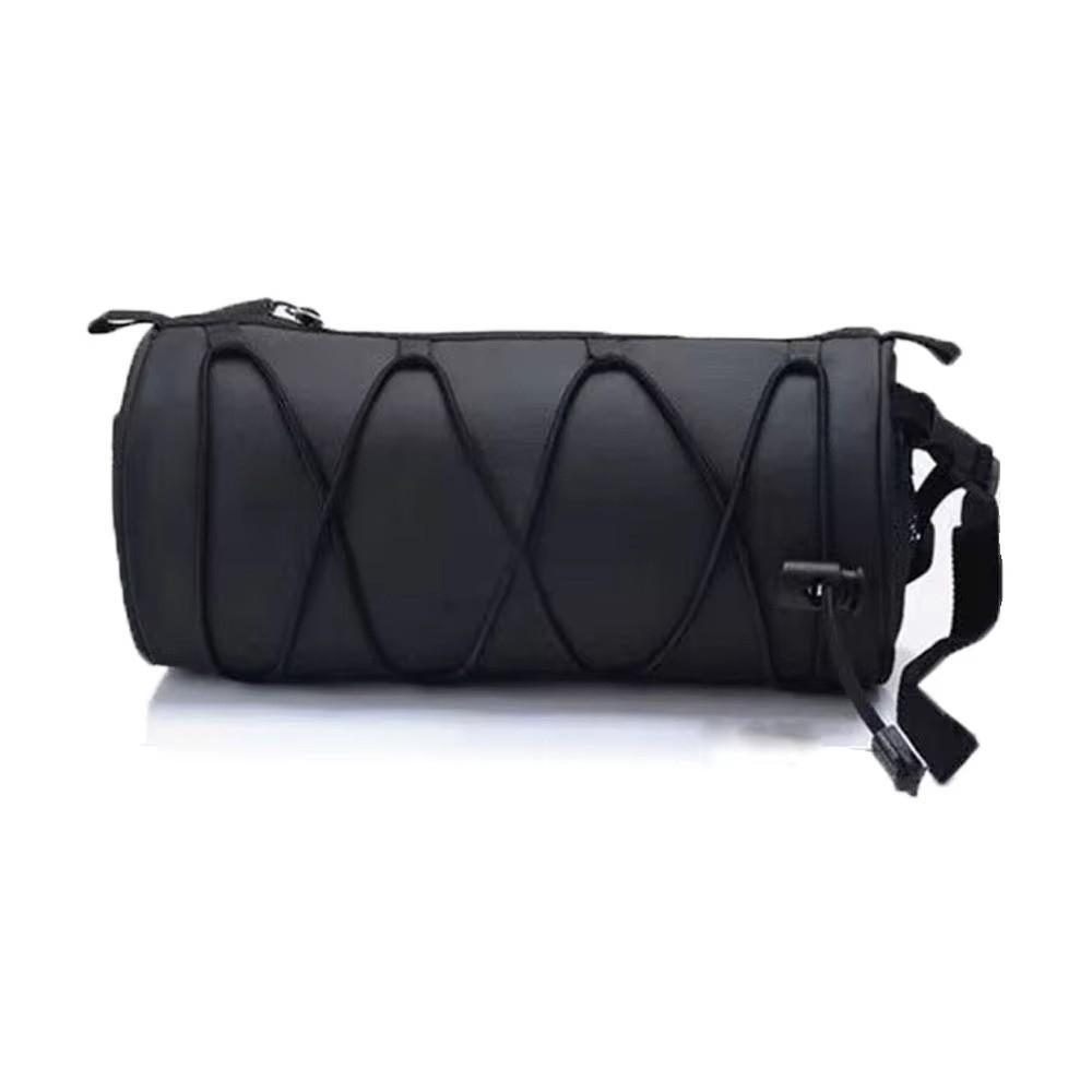 Multifunctional Bicycle Front Frame Bag Oxford Fabric Large Capacity Bike Storage Organizer With Elastic Band Cycling Accessory