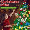 DIY Felt Christmas Tree Set with 40 Ornaments and LED String Lights for Toddlers Kids New Year Gift Xmas Gifts Home Door Wall