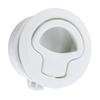Plastic Flush Pull Hatch Latch Slam Latch for RV Marine Boat RV White