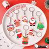Santa Claus Reindeer Acrylic Christmas Keychain