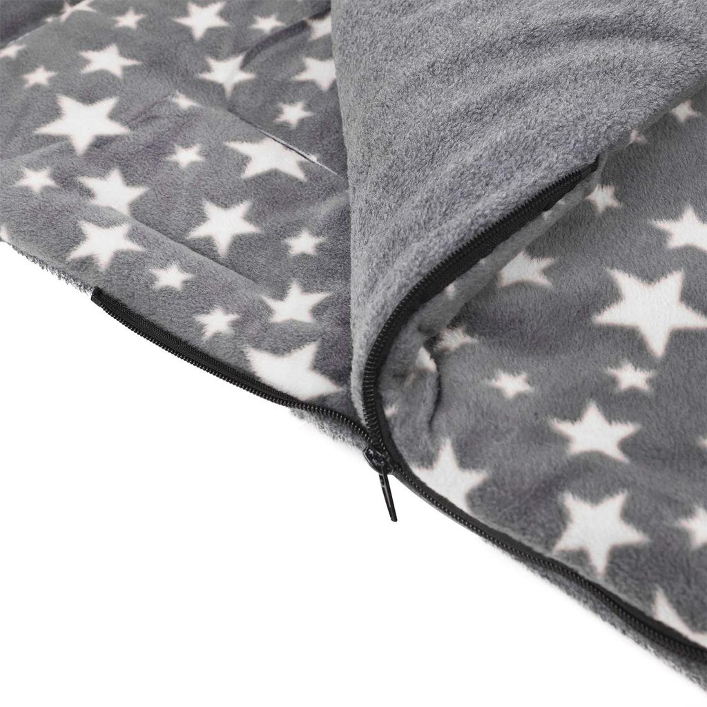 Footmuff for Stroller, Warm, Cold Protection, Autumn/Winter, Envelope Style Sleeping Bag, Warm, Soft, Star Pattern, Windproof, Swaddle, Baby Cuddle, M