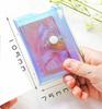 1pcs Girl Laser Card Pack Korean Xiao Qingxin Multi Card Slot Student Bank Card Cover Access Control Bus Meal Card