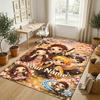 Personalized Crystal Velvet Carpet,Demon Slayer Custom Printed Name, Plush Area Rug For Home Indoor Decor