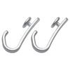 Shower Hooks - SEALSKIN - Easy Roll - Set of 12 - Matte Chrome - ABS