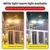 Outdoor Solar Clip Light Super Bright Induction Lamp Home Camping Courtyard