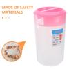Jarra de Agua de 2500 ml Libre de BPA con Marcas de Medición Jarra para Nevera y Viaje para Té Helado Café Jugos Bebidas Uso en Casa