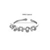 Tiny Multi Pearl Flowers Stainless Steel Rings for Women Gold Color Anti Fading Ring Wedding Vacation Jewelry Accessories Gifts