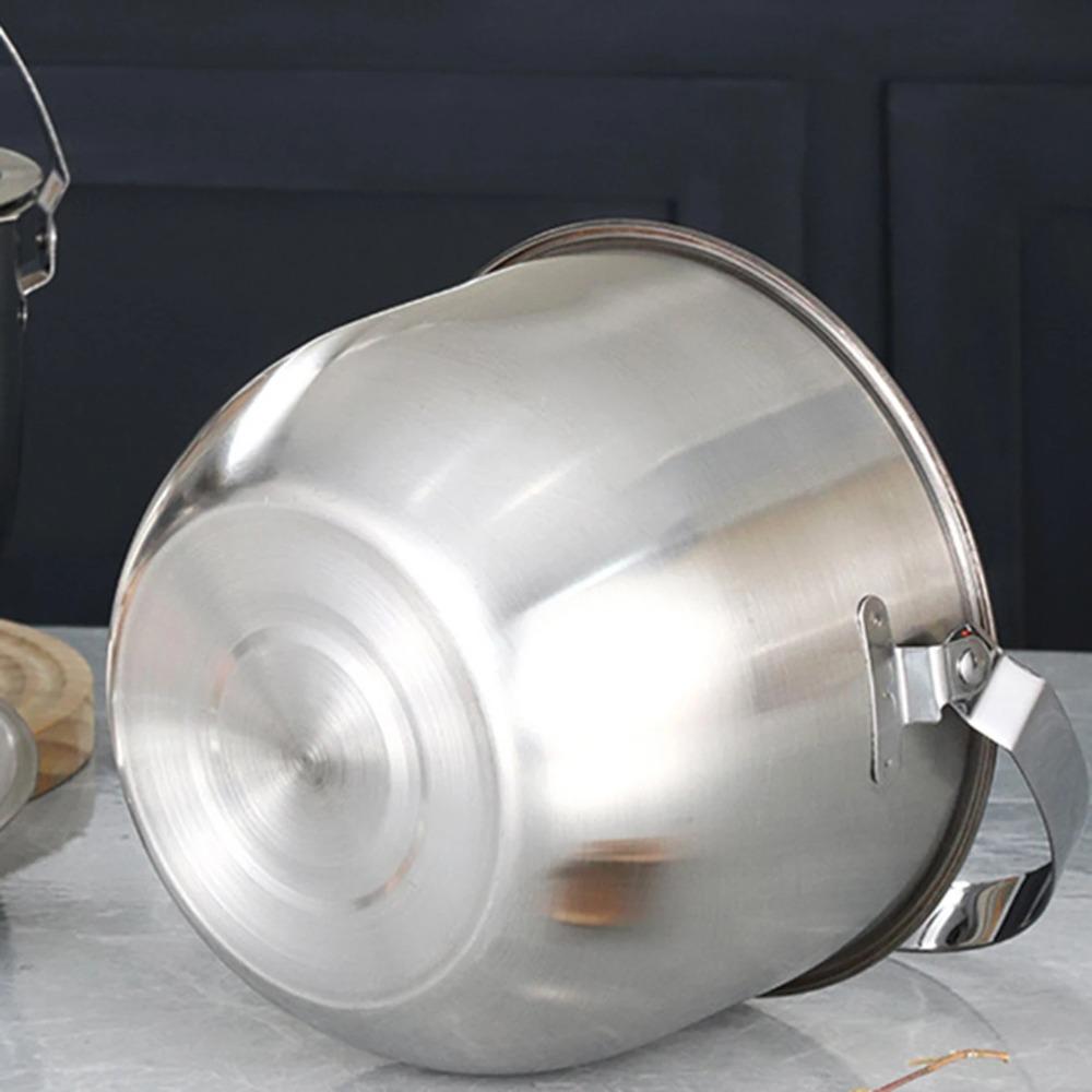 316 Stainless Steel Oil Strainer Tank with Filter Mesh Grease Container Mixing Bowl  Restaurant