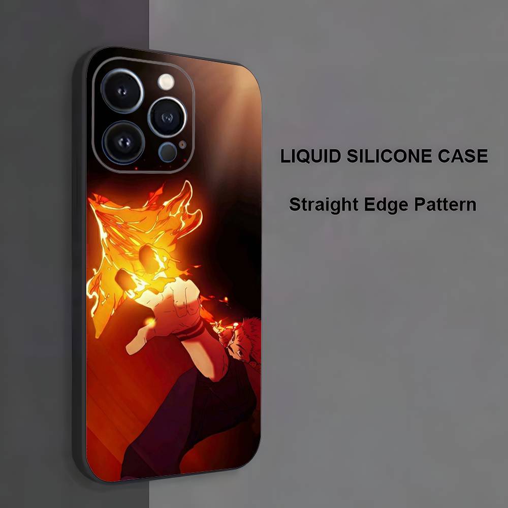 

Y-Yuji Itadori Ryomen Sukun Phone Case For iPhone 17,16,15,14,13,12,11 ,Pro Max,XS,X,XR,SE,Mini,8,7,Soft Silicone Black Cover iPhone15plus
