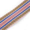 Great HERMES Shoulder strap Bandouliere Sangle Caval 2"" multicolor leather Used