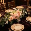 Simulation Flower Artificial Silk Rose Flower For Wedding Reception Chair Back Flower Arrangement Bridal Showers Party