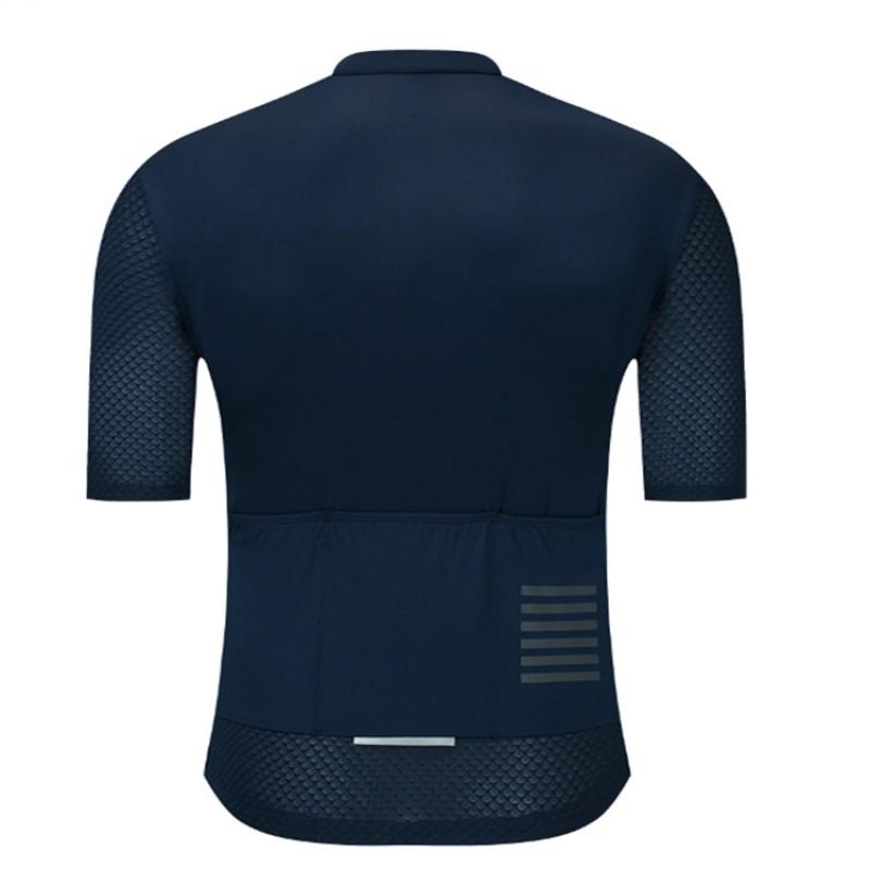 Maillot de cyclisme pour homme Respirant Séchage rapide Manches courtes Maillot de vélo Vêtements de route Sortie en extérieur